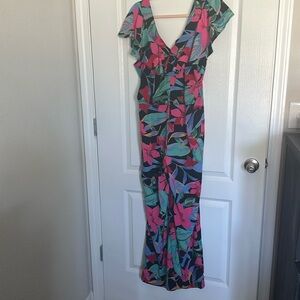 Floral Jumpsuit sz Large